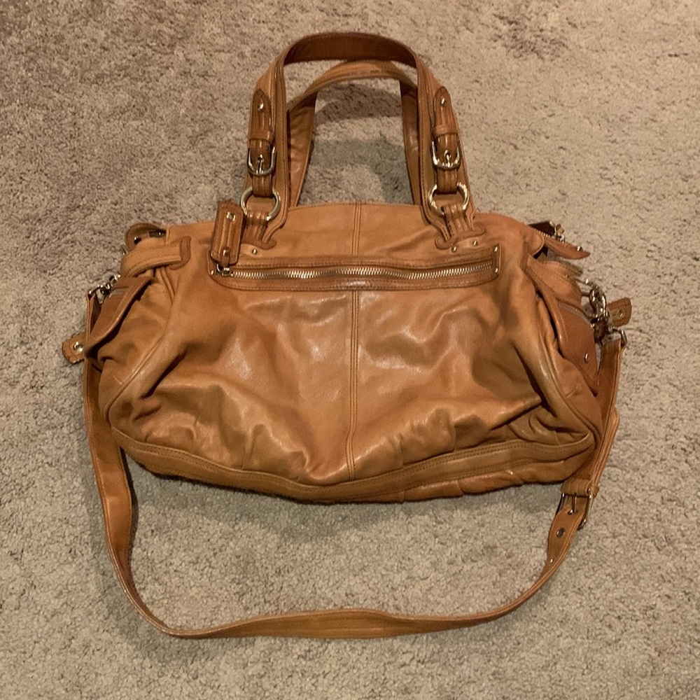 Real Leather Junior Drake Handbag - Picture 2 of 4